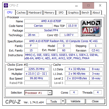 Amd a12 процессор сравнение